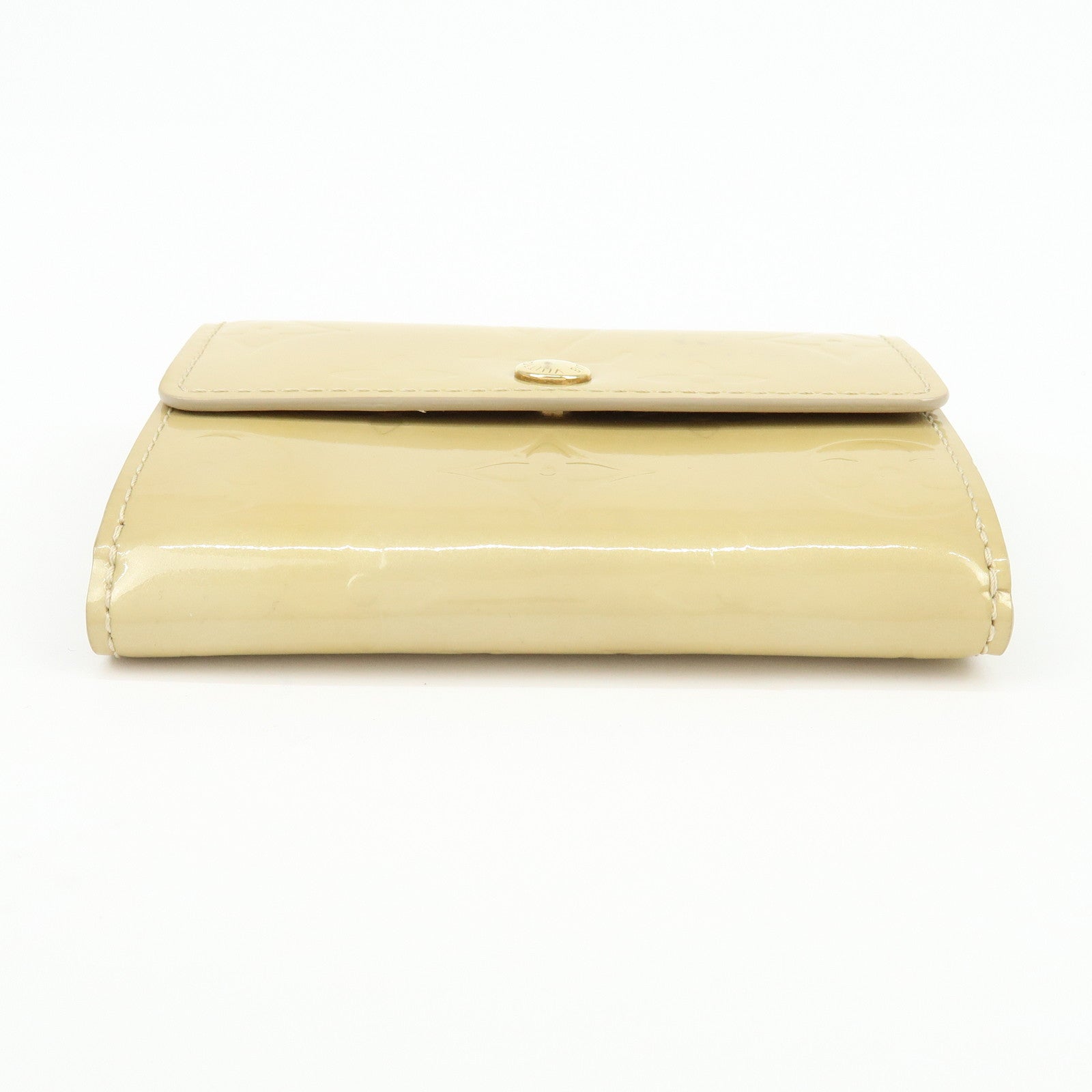 Louis Vuitton Monogram Vernis Leather Ludlow Wallet Beige M91160
