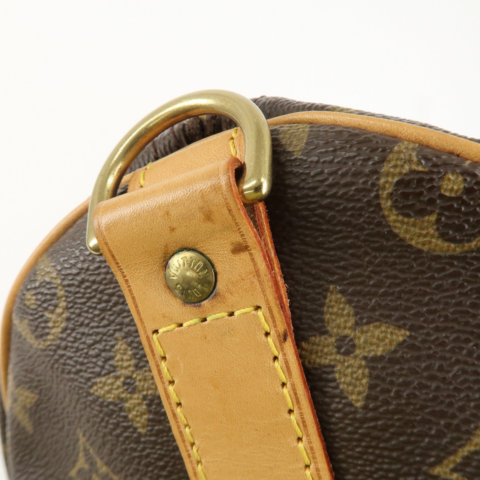 Louis Vuitton Monogram Keep All 50 Boston Bag Brown M41416 Used