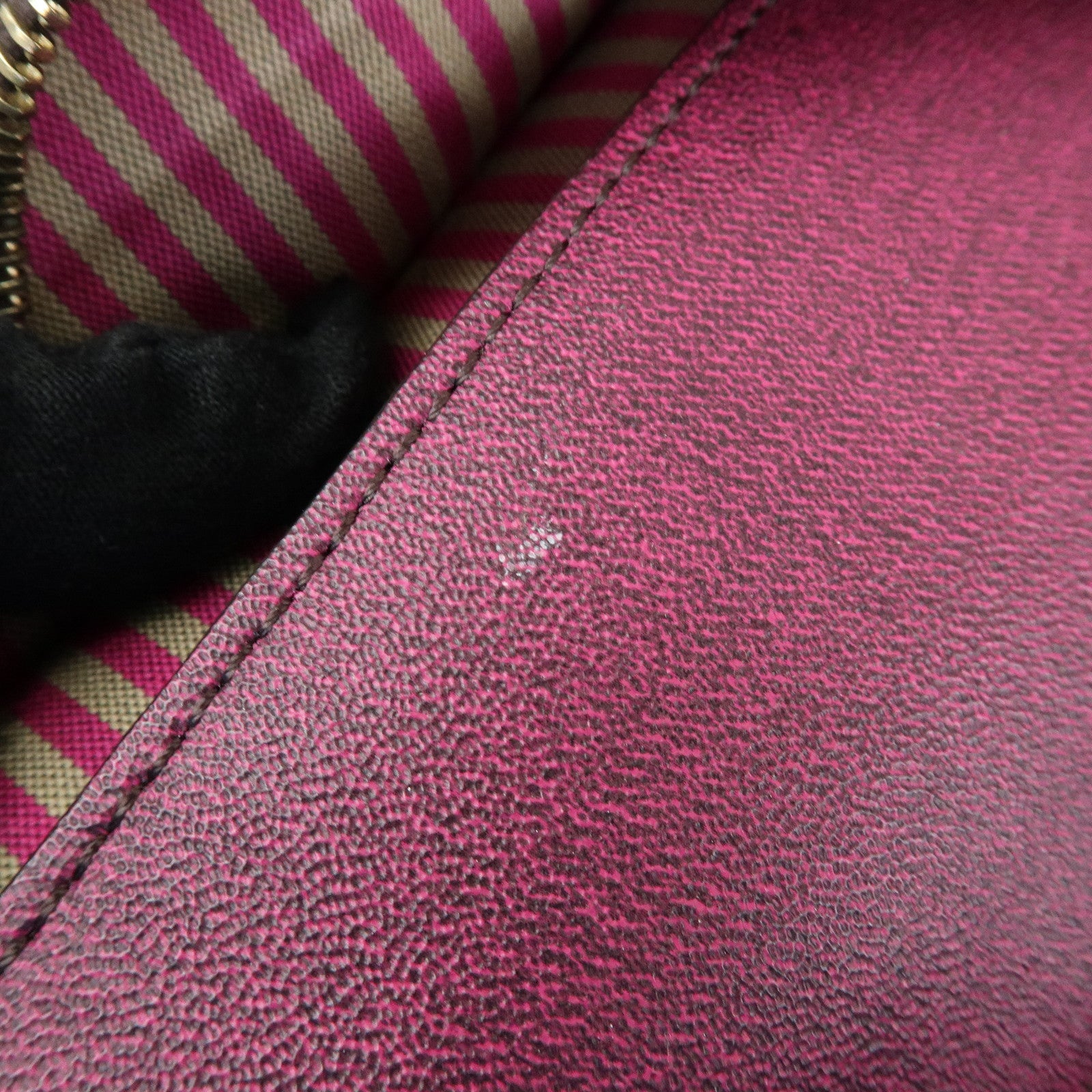 FENDI Zucca PVC Leather Tote Bag Shoulder Bag Brown Black 8BH198