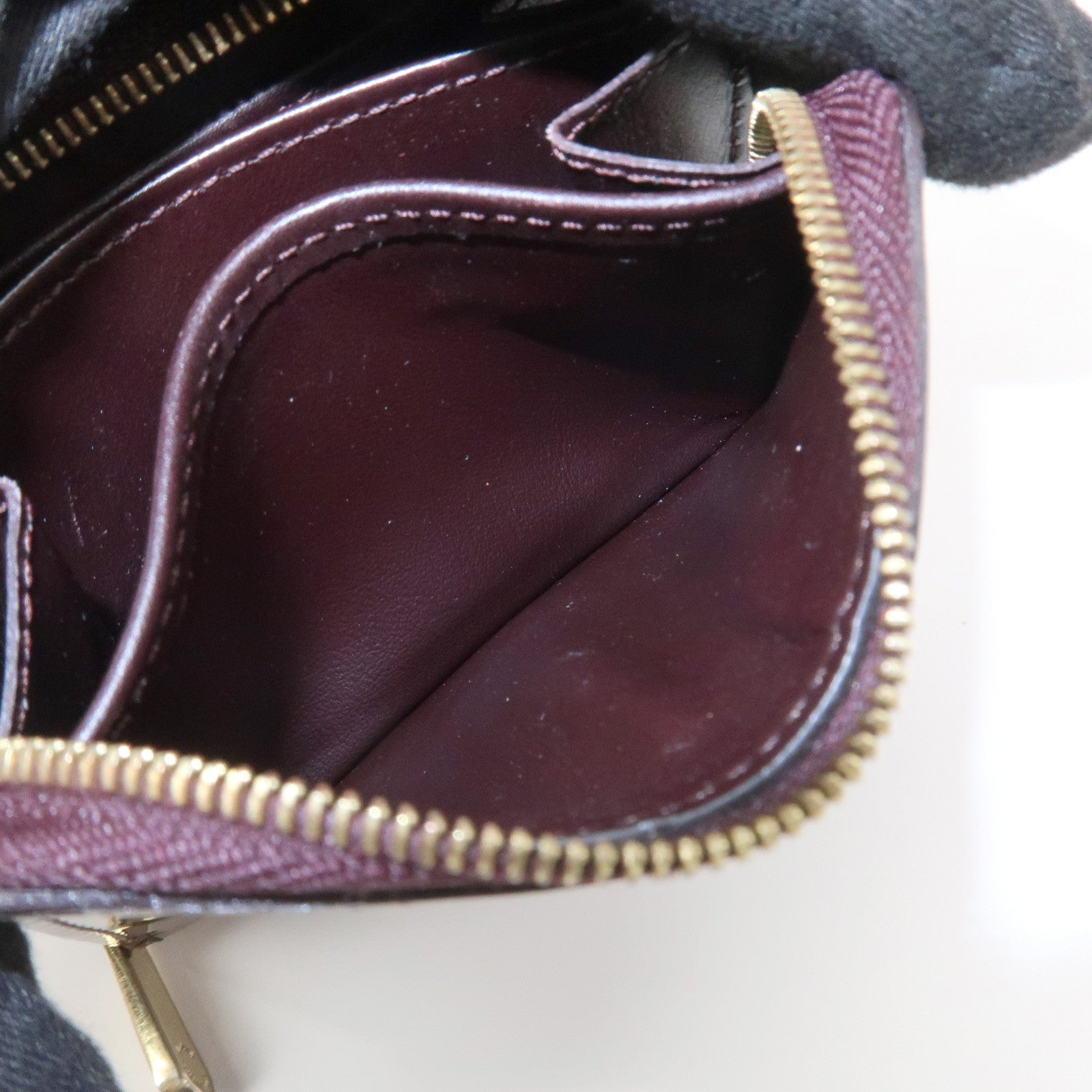 Louis Vuitton Monogram Vernis Zippy Coin Purse Amarante M93607