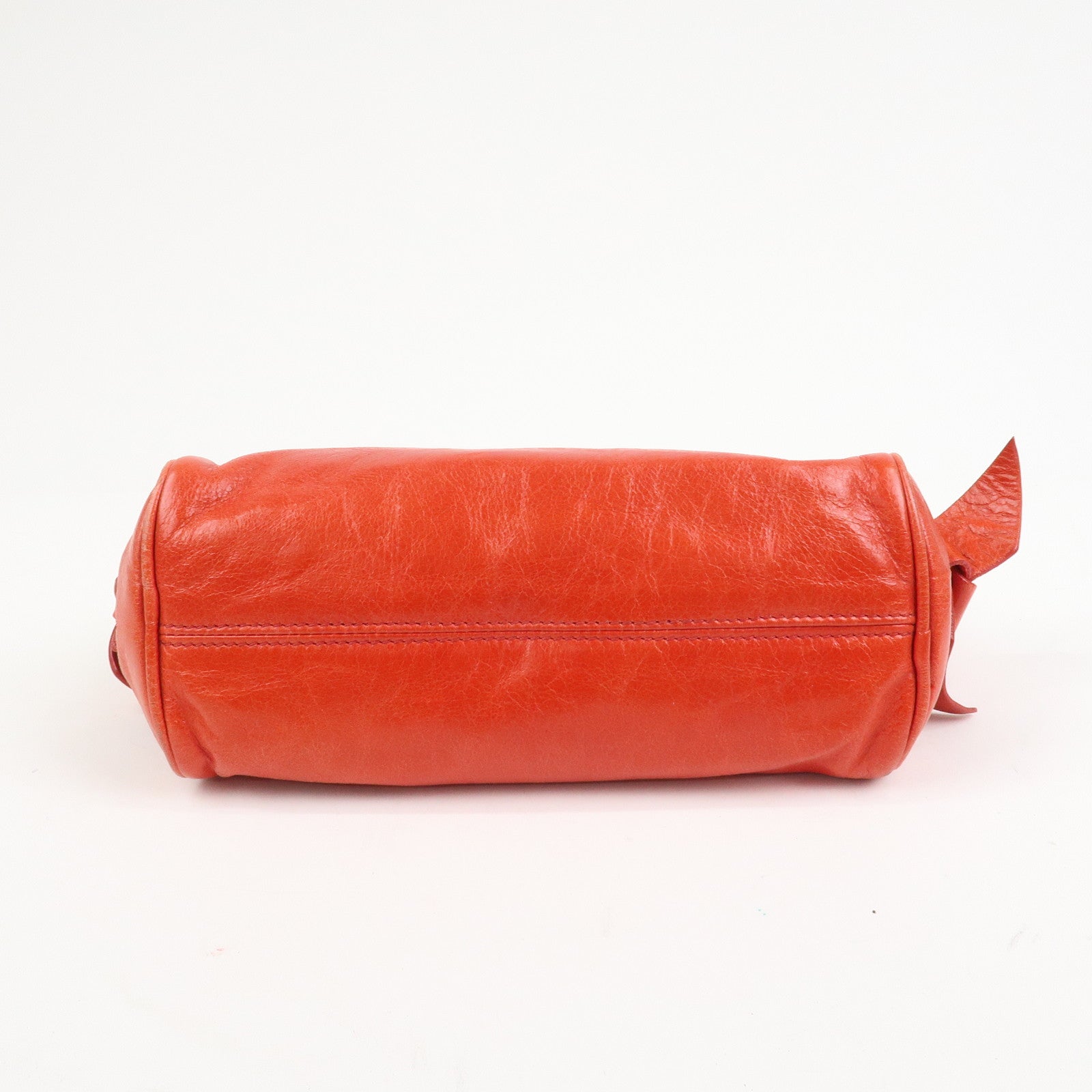 MIU MIU Side Ribbon Leather Mini Shoulder Bag Hand Bag Red 5N1557