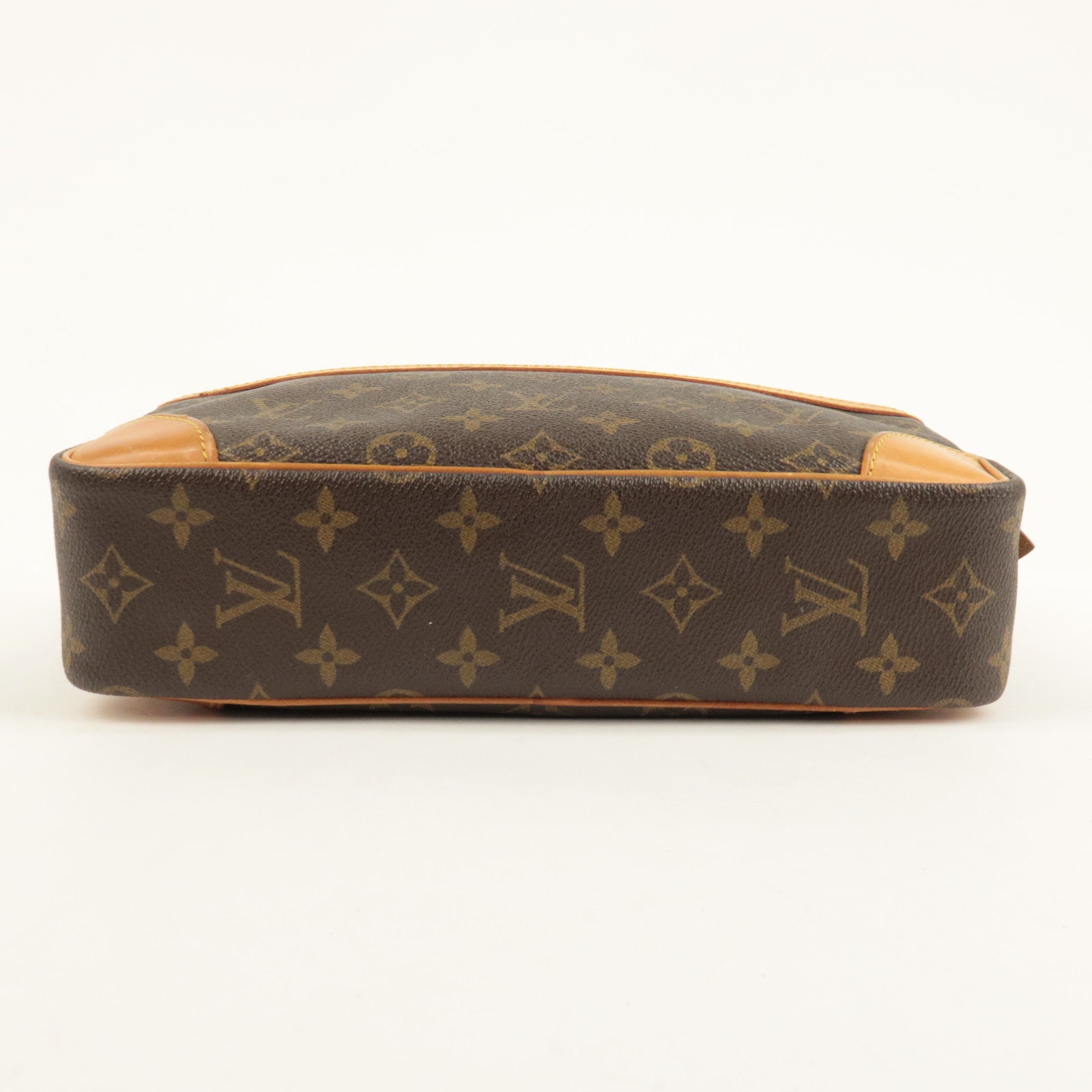 Louis Vuitton Monogram Compiegne 28 Pouch Clutch Bag Brown M51845 Used