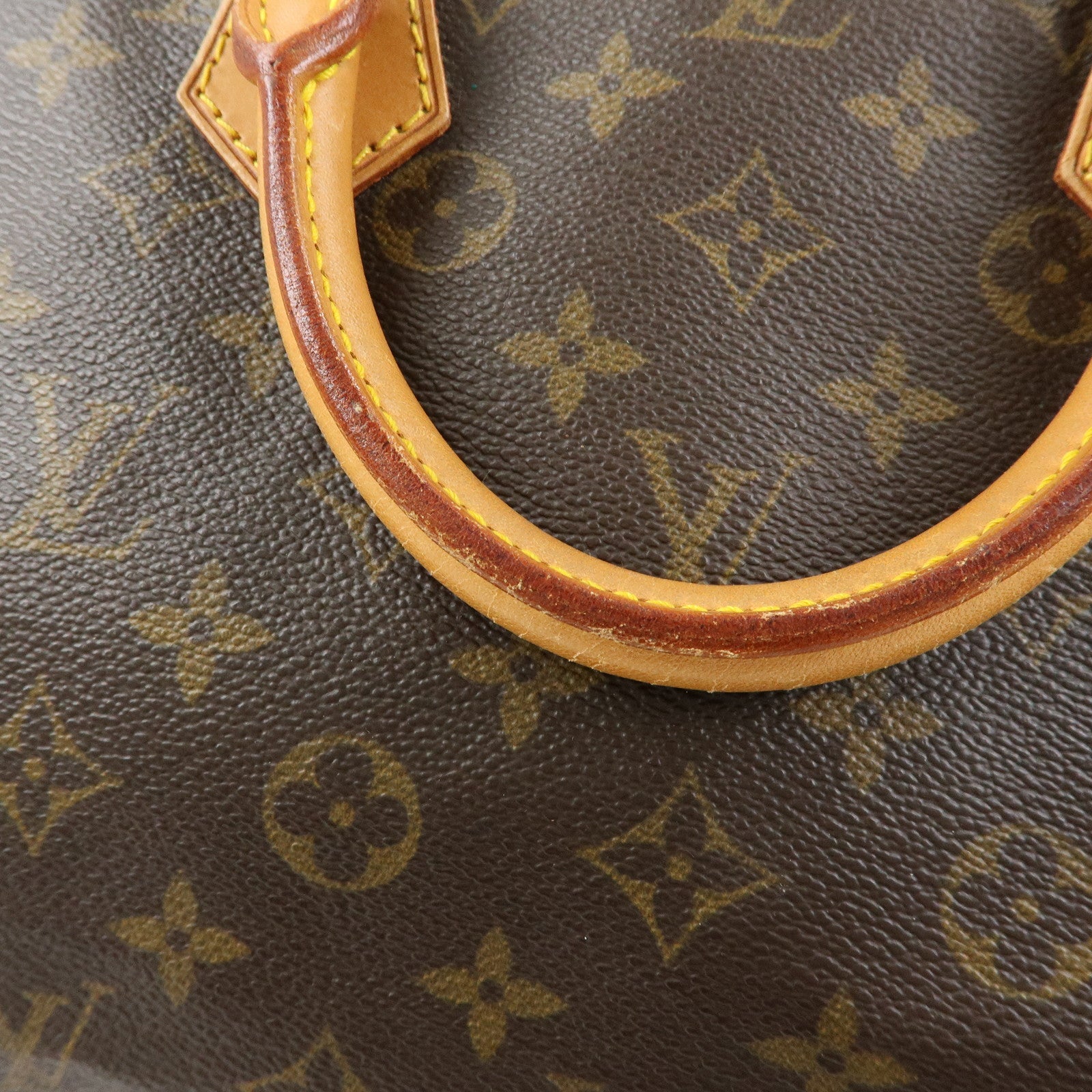 Louis Vuitton Monogram Speedy 40 Hand Bag Boston Bag Brown M41522