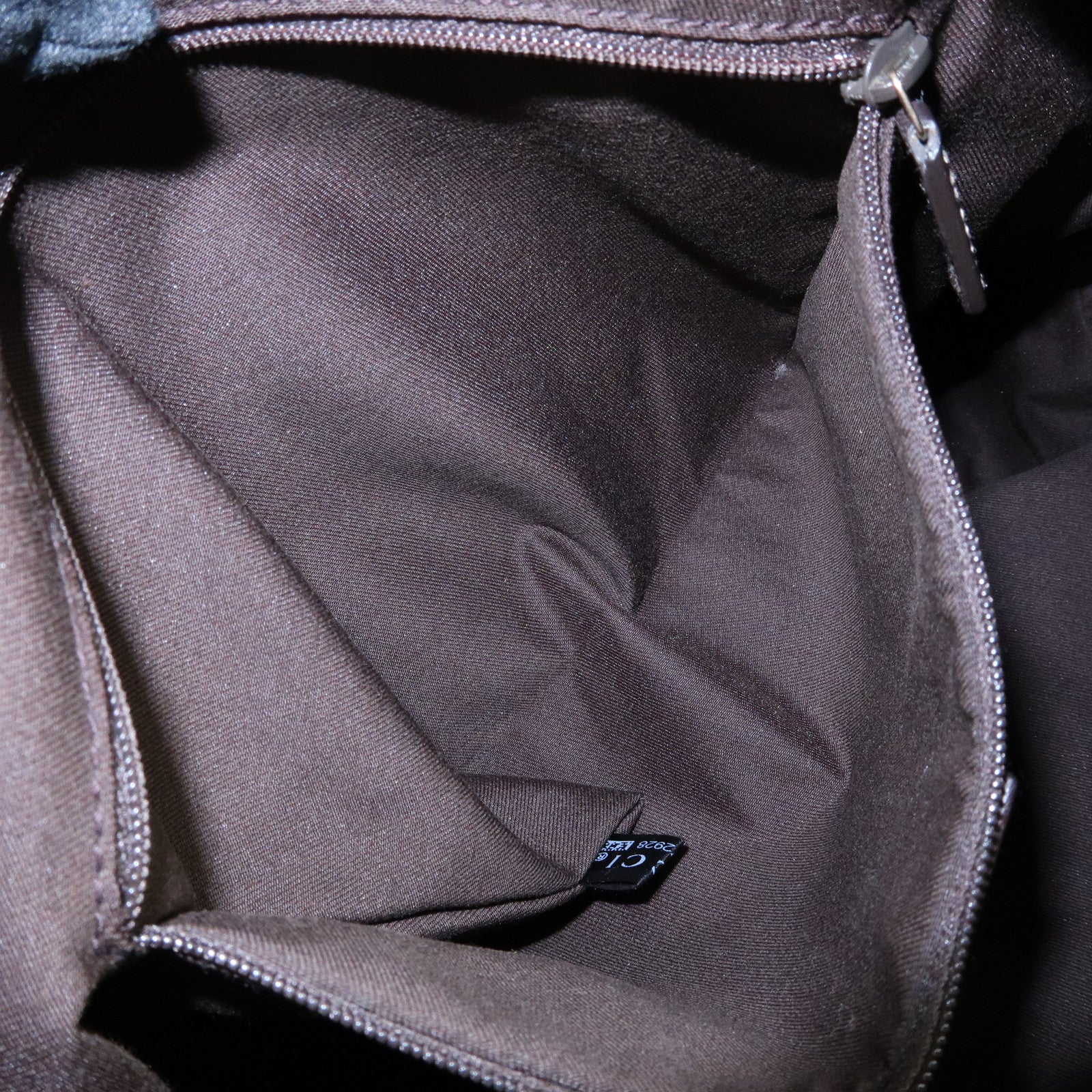 GUCCI Abbey GG Canvas Leather Shoulder Bag Hand Bag Brown 189833