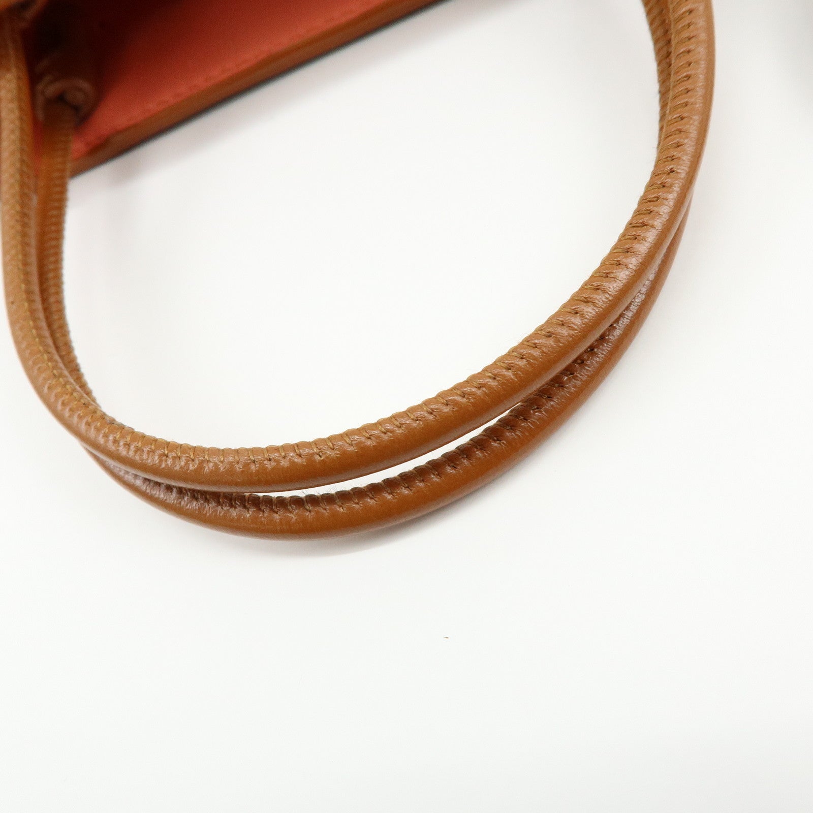 Chloe Micro Tote Bag Leather 2Way Bag Shoulder Bag Hand Bag Camel