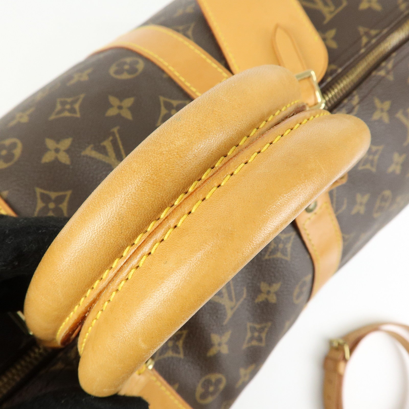 Louis Vuitton Monogram Keep All Bandouliere 55 Boston Bag M41414