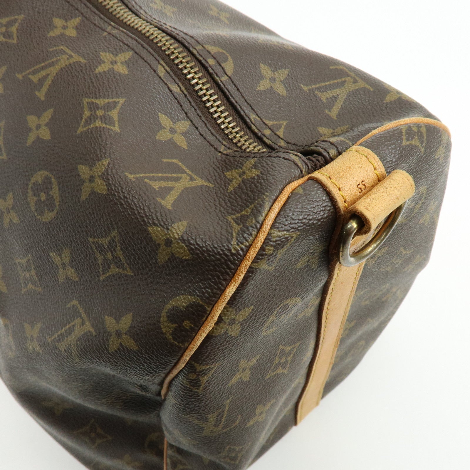 Louis Vuitton Monogram Keep All Bandouliere 55 Boston Bag M41414