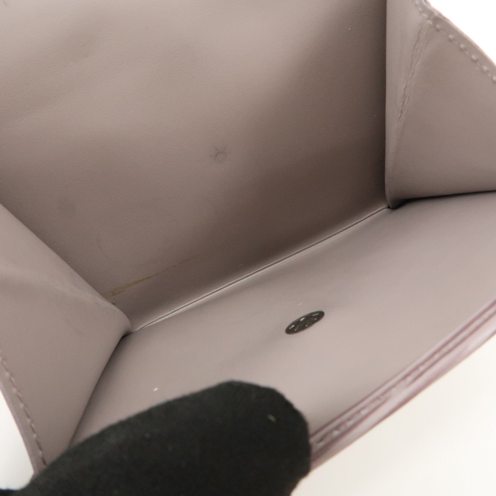 Louis Vuitton Epi Vernis Set Of 2 Leather Bi-fold Wallet Beige Lila Used