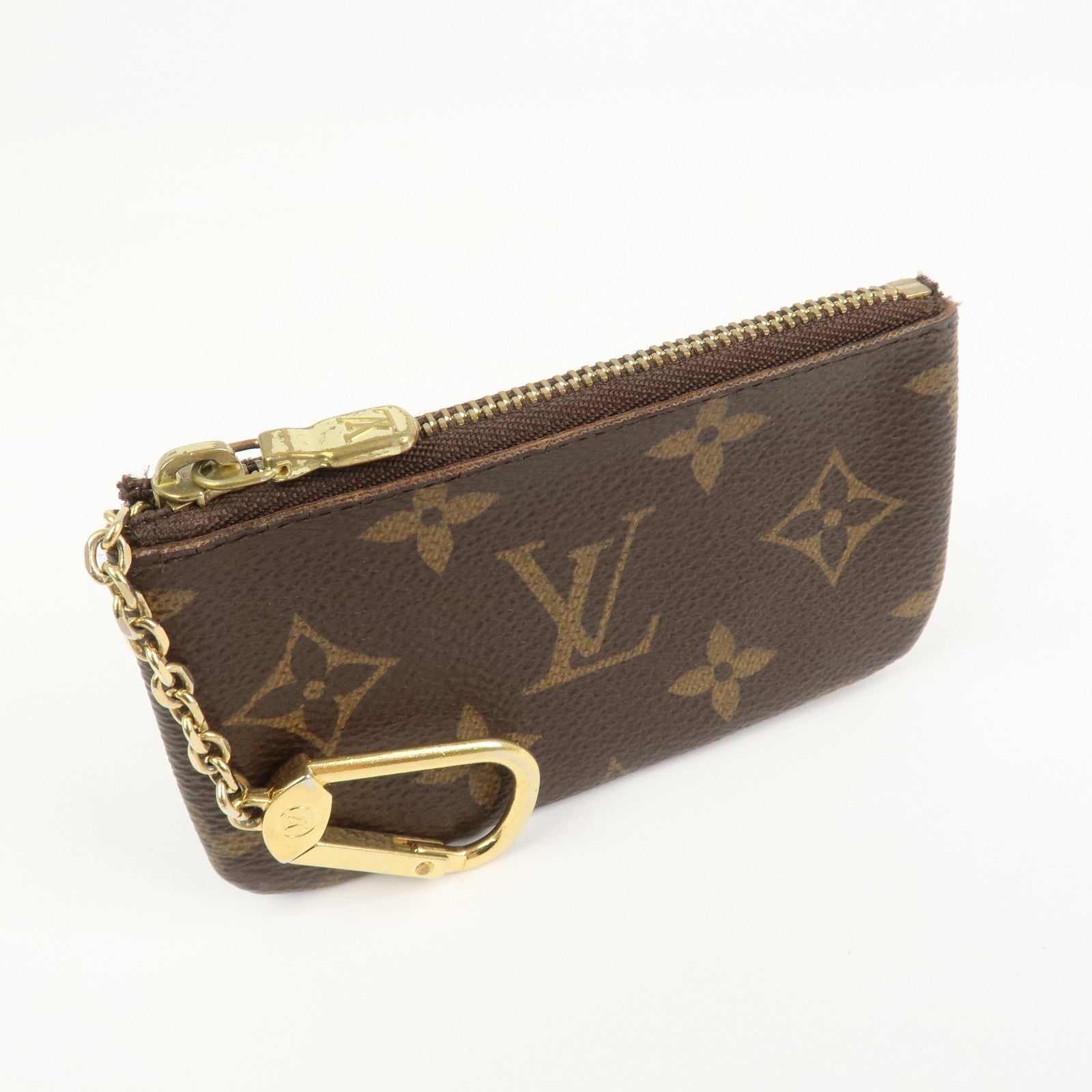 Louis Vuitton Monogram Pochette Cles Coin Case Key Case M62650