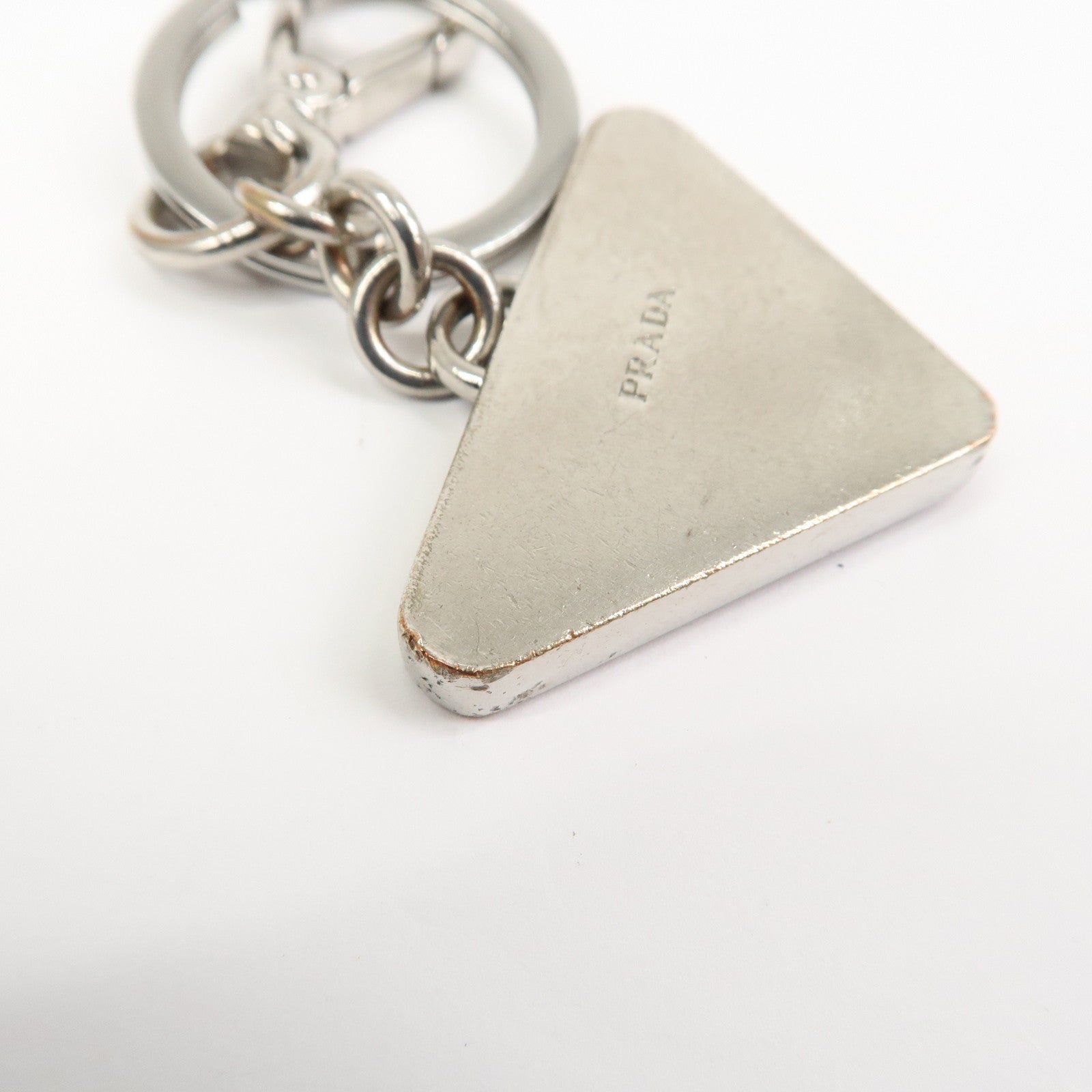 PRADA Saffiano Leather Metal Set of Key Chain 1TL126/2PP080