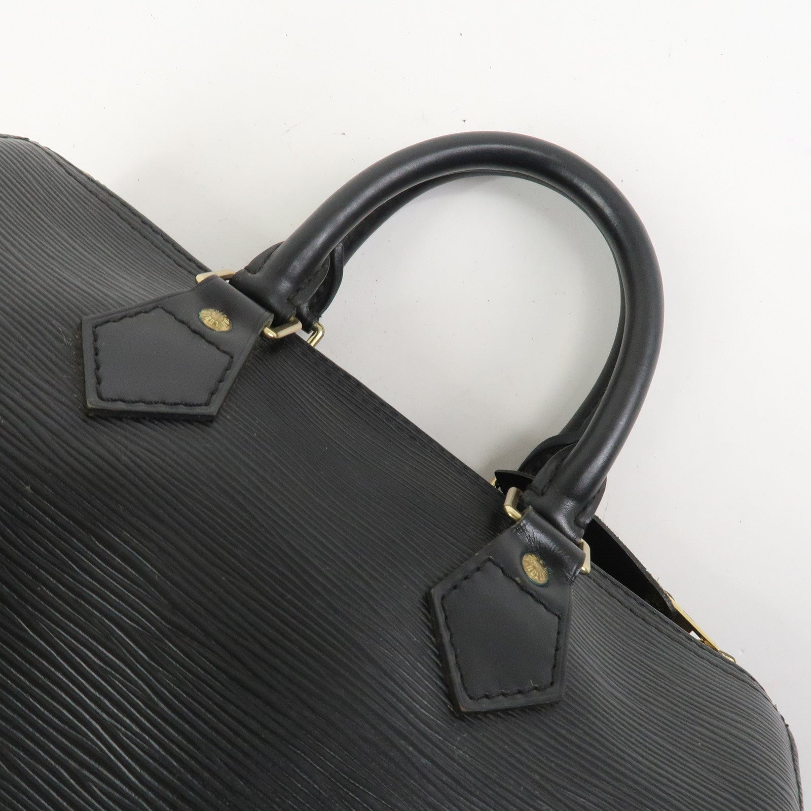 Louis Vuitton Epi Leather Speedy 25 Hand Bag Boston Bag Noir M59032