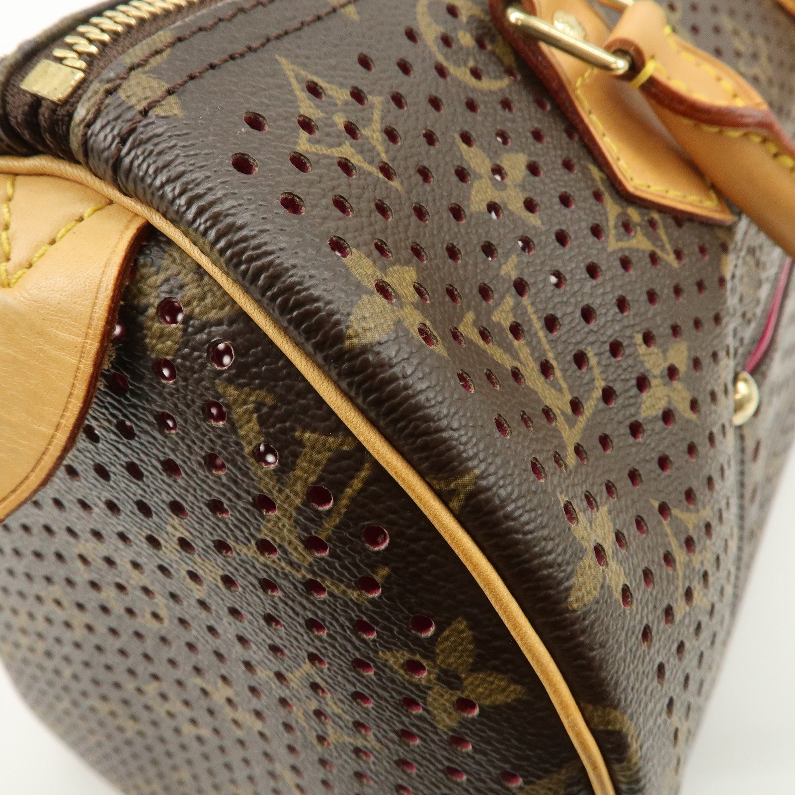 Louis Vuitton Monogram Perforated Speedy 30 Boston Bag M95180