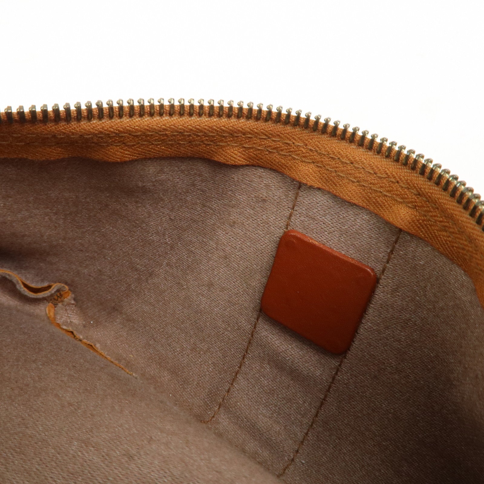 MCM Visetos Leather Waist Bag Waist Pouch Crossbody Bag Brown