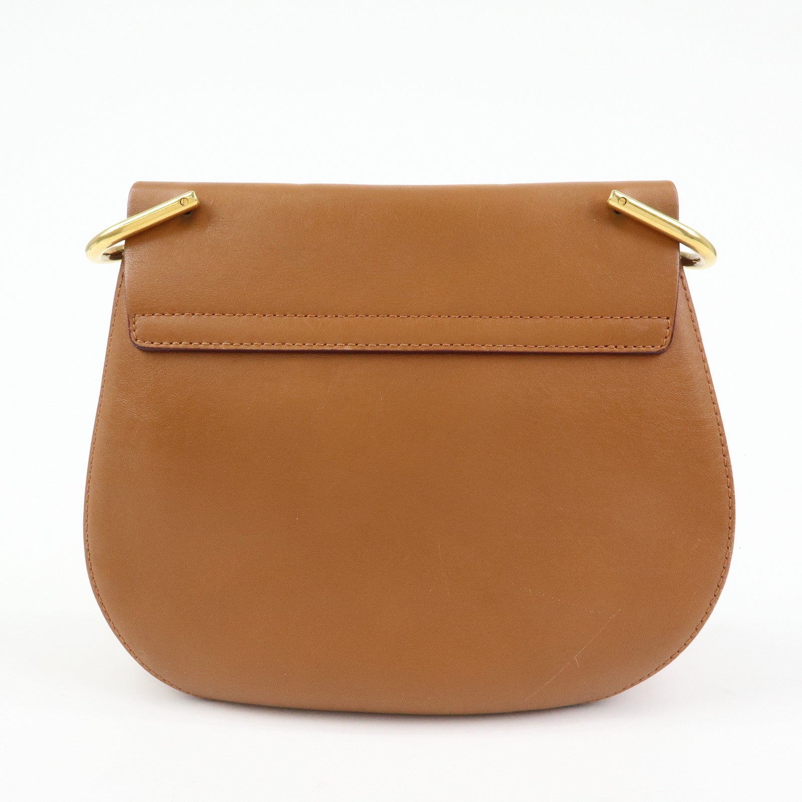 Chloe Drew Leather Suede Shoulder Bag Crossbody Bag Brown