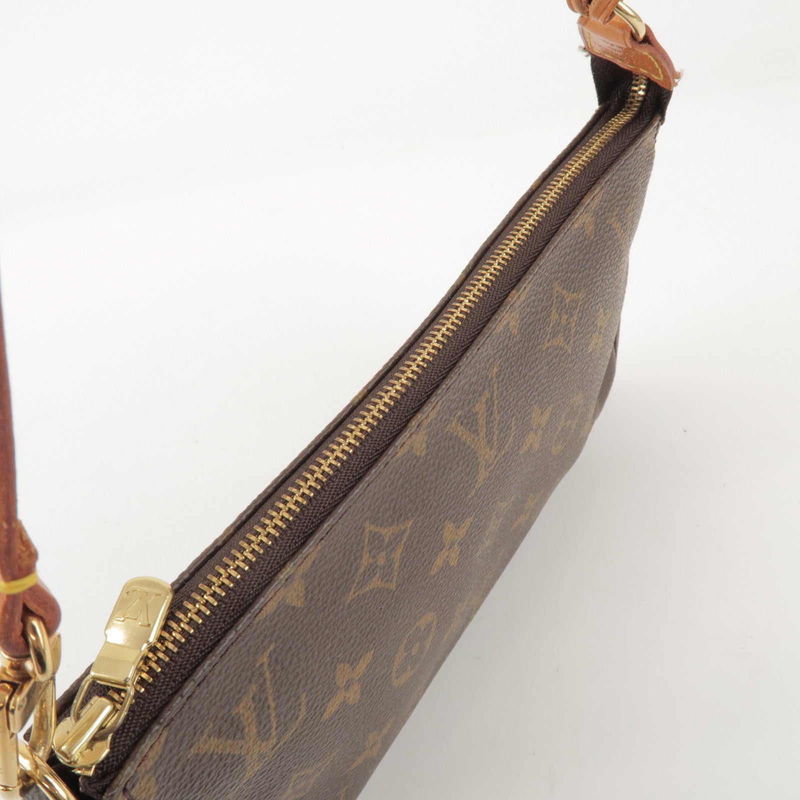 Louis Vuitton Monogram Pochette Accessoires Pouch Hand Bag M51980
