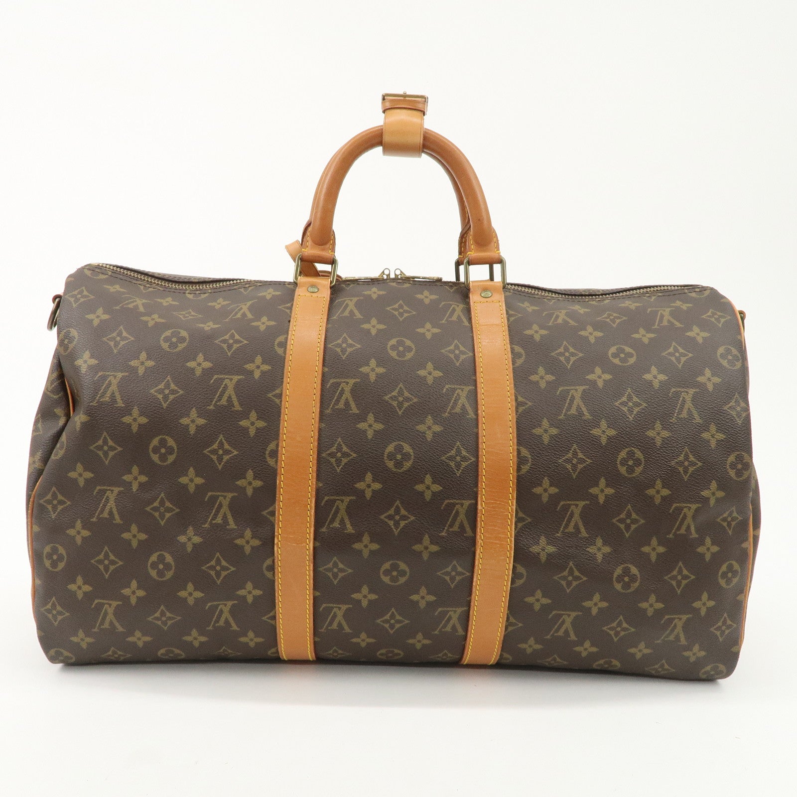 Louis Vuitton Monogram Keep All 50 Bandouliere Boston Bag M41416
