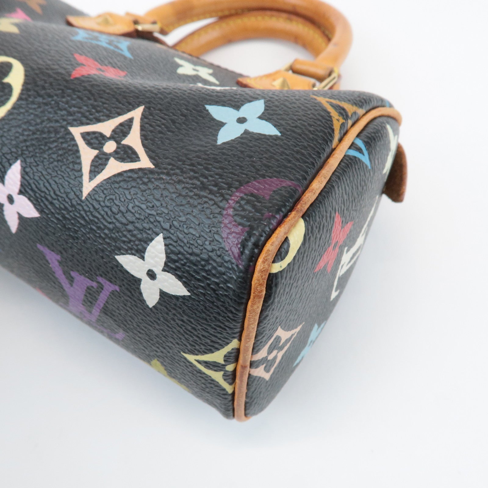 Louis Vuitton Monogram Multicolor Mini Speedy Mini Bag Noir M92644
