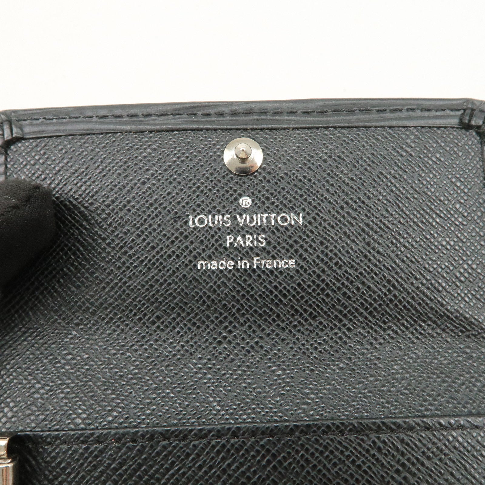 Louis Vuitton Epi Damier Glaphite Set of 3 Multicles 6 Key Case Used