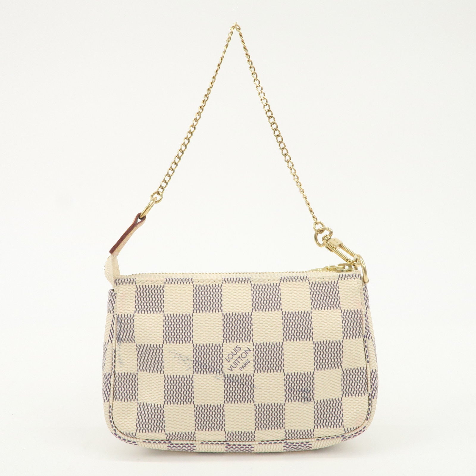 Louis Vuitton Damier Azur Mini Pochette Accessoires Pouch N58010