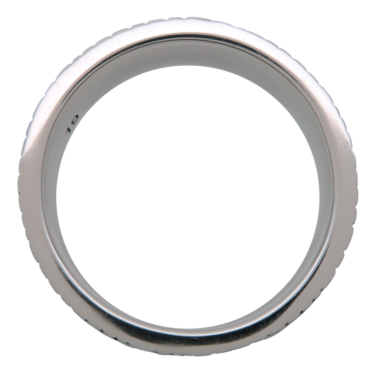 GUCCI Double G Wide Ring SV925 Silver #19 US8.5 EU58 HK19