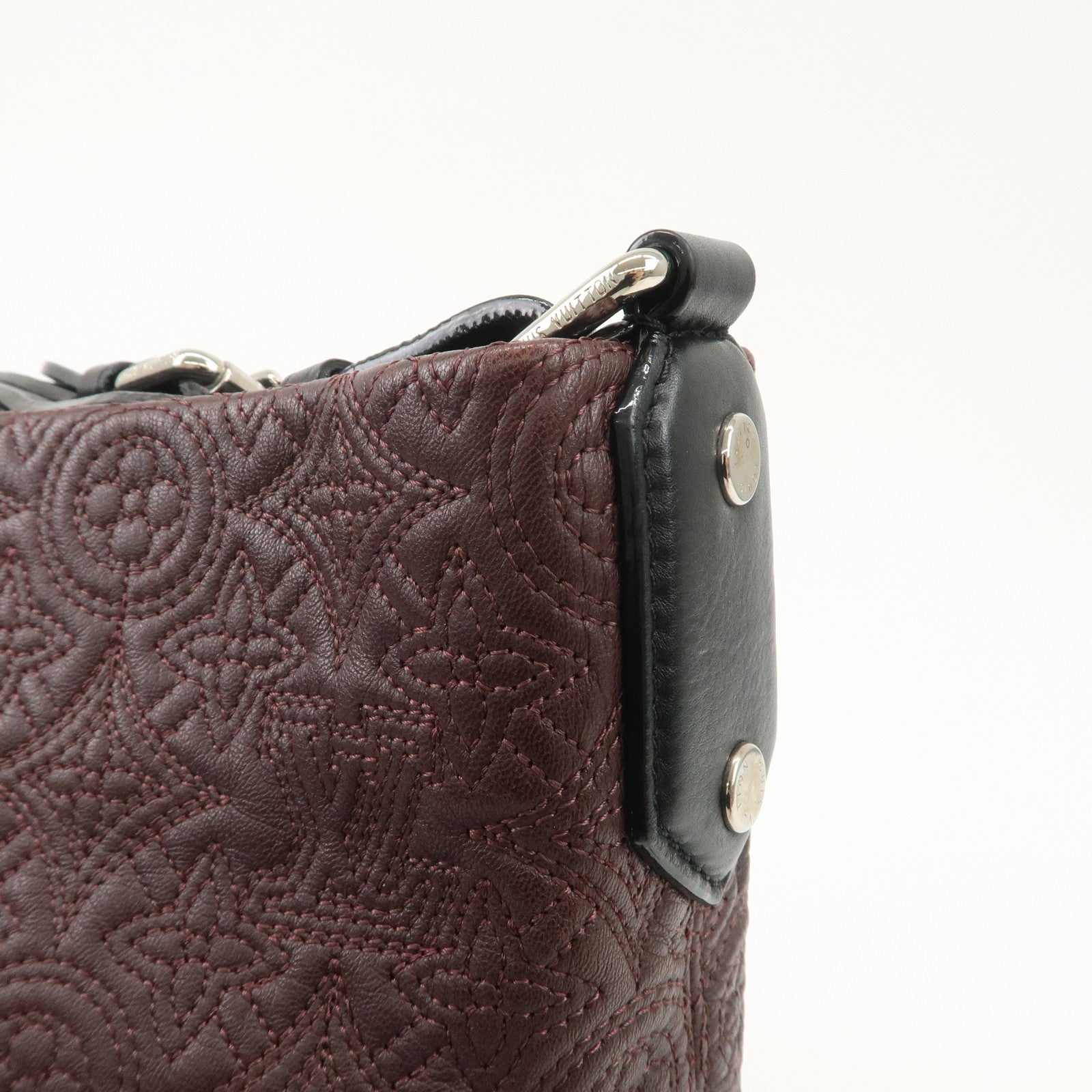 Louis Vuitton Monogram Antia Hobo PM Shoulder Bag Bordeaux M93834 Used