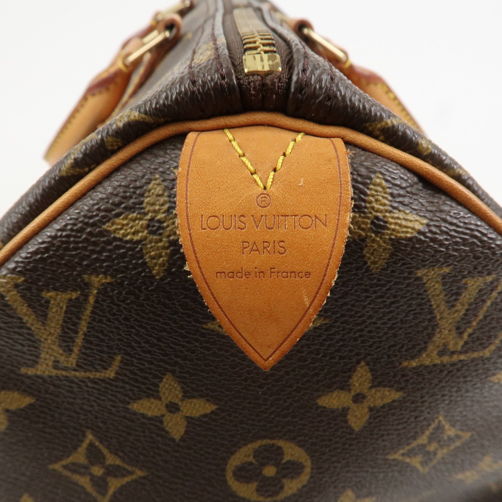 Louis Vuitton Monogram Speedy 40 Hand Bag Boston Bag Brown M41522