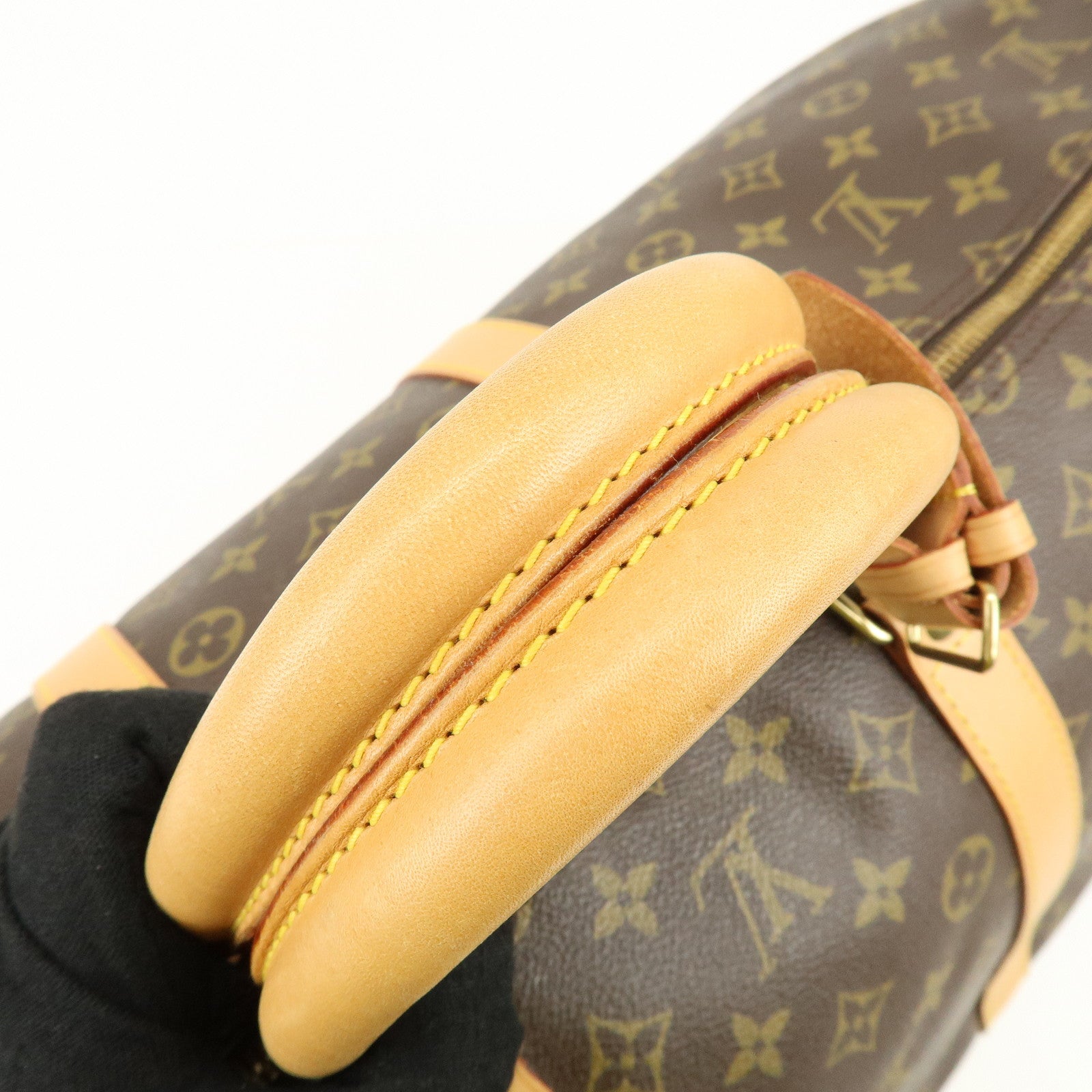 Louis Vuitton Monogram Keep All Bandouliere 55 Boston Bag M41414
