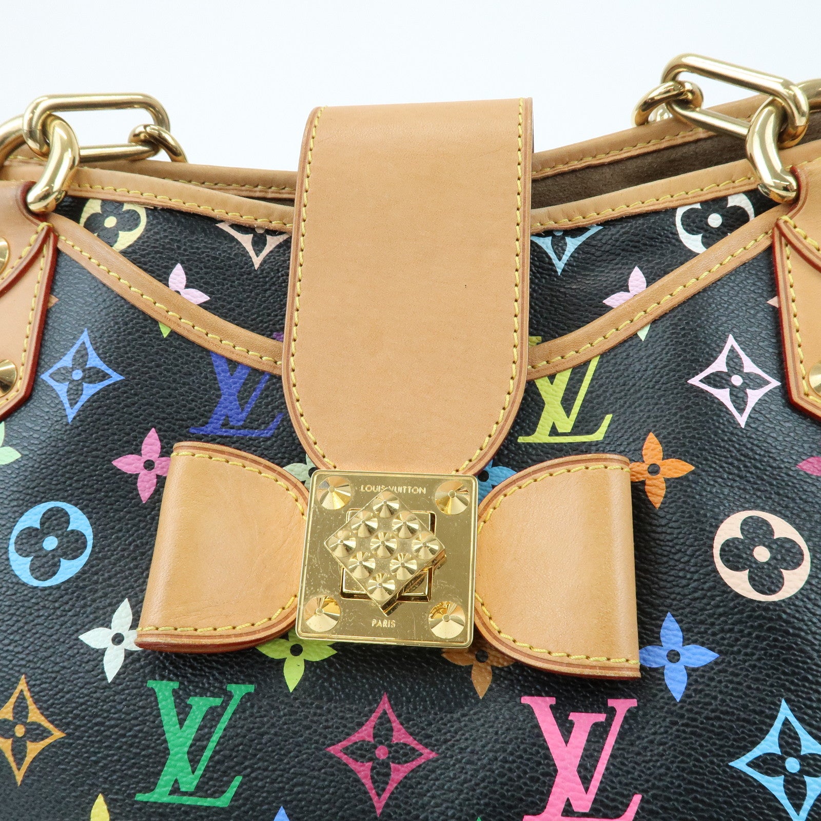 Louis Vuitton Monogram Multicolor Annie MM Shoulder Bag Noir M40308