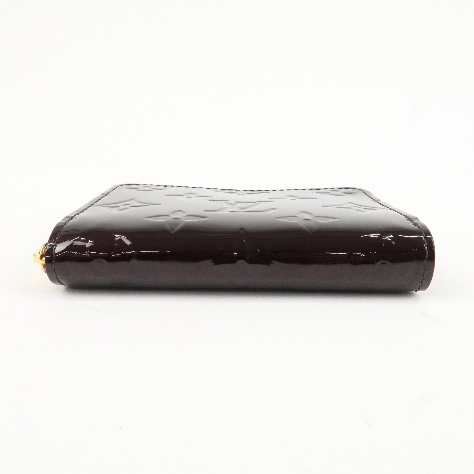 Louis Vuitton Monogram Vernis Zippy Coin Purse Amarante M93607 Used