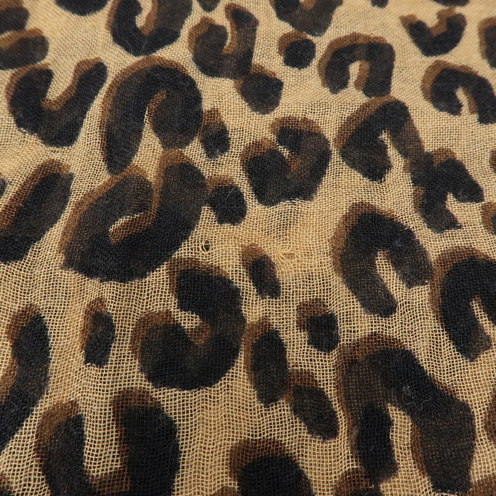 Louis Vuitton Etole Cashmere Silk Scarf Leopard Brown M72215