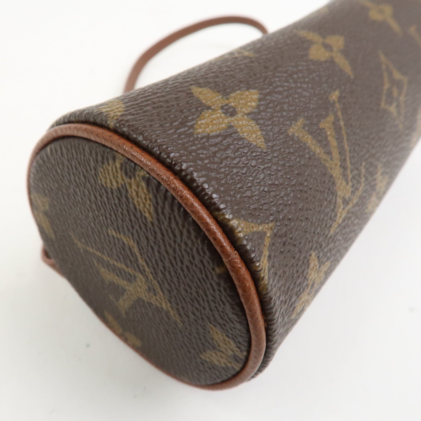 Louis Vuitton Monogram Mini Pouch for Papillon Bag Old Style Brown