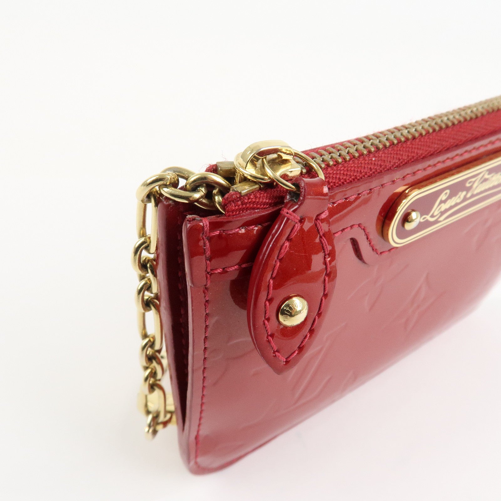 Louis Vuitton Monogram Vernis Pochette Cles NM Coin Case M93559 Used