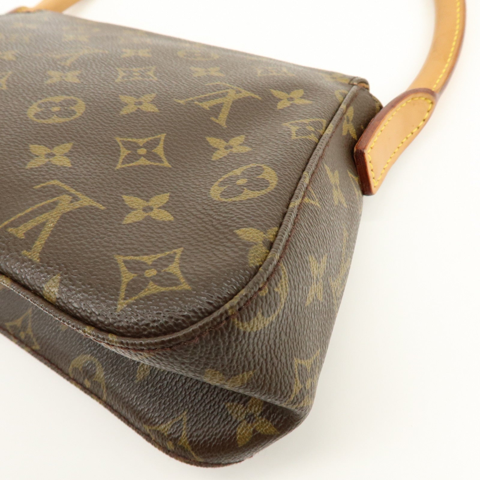 Louis Vuitton Monogram Mini Looping Shoulder Bag Brown M51147