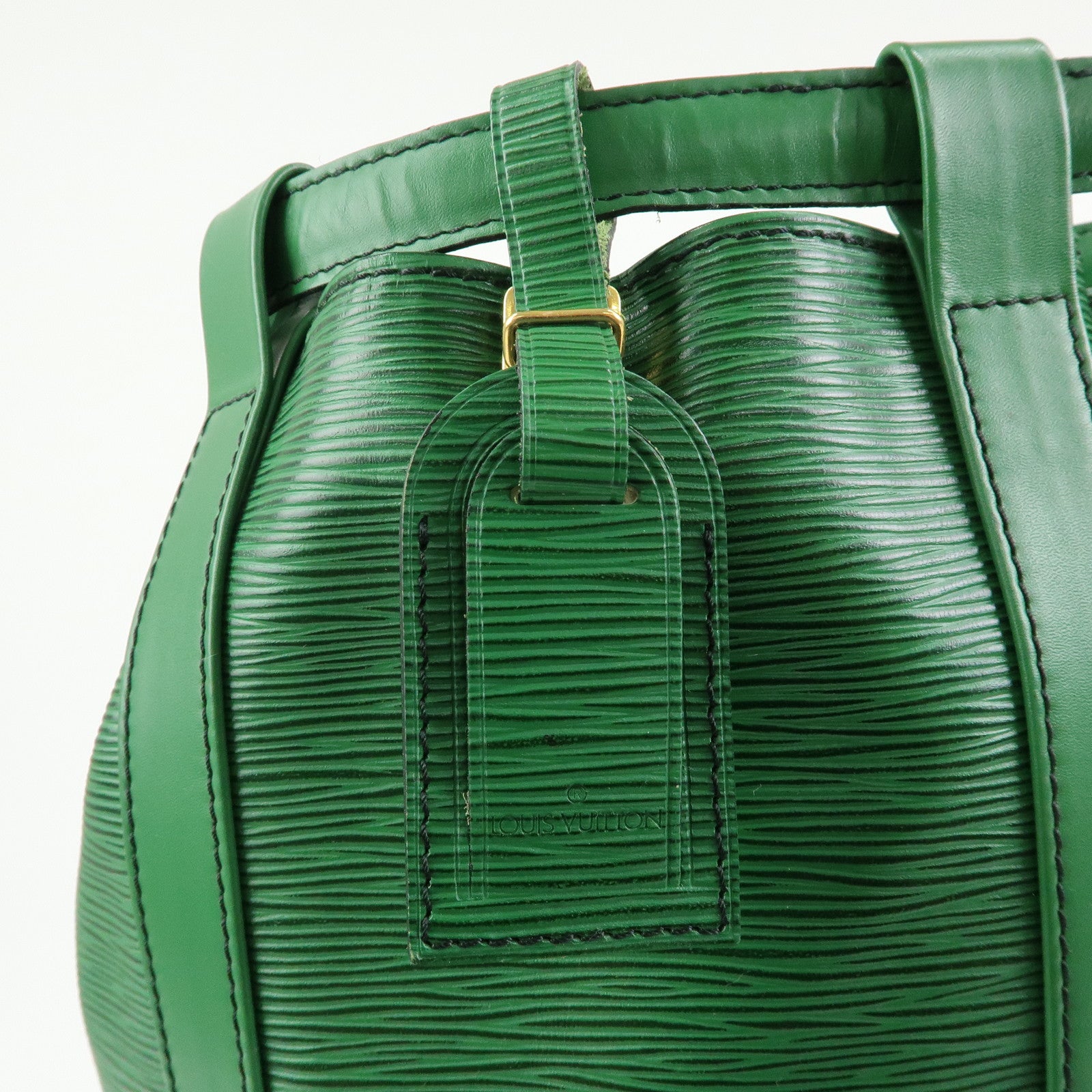 Louis Vuitton Epi Leather Randonnee GM Shoulder Bag Green M43084