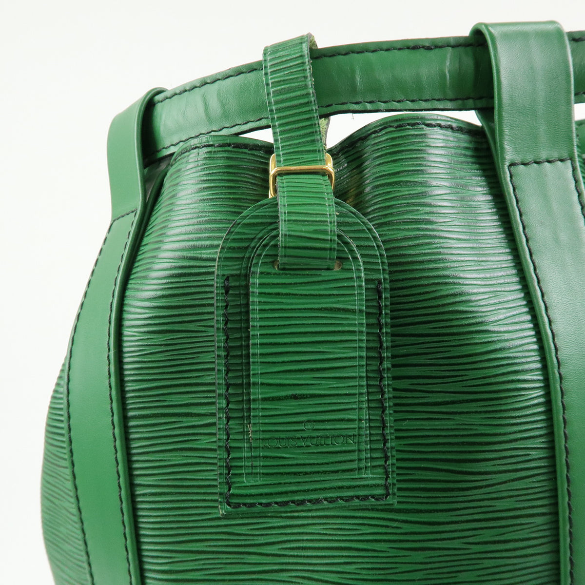Louis Vuitton Epi Leather Randonnee GM Shoulder Bag Green M43084