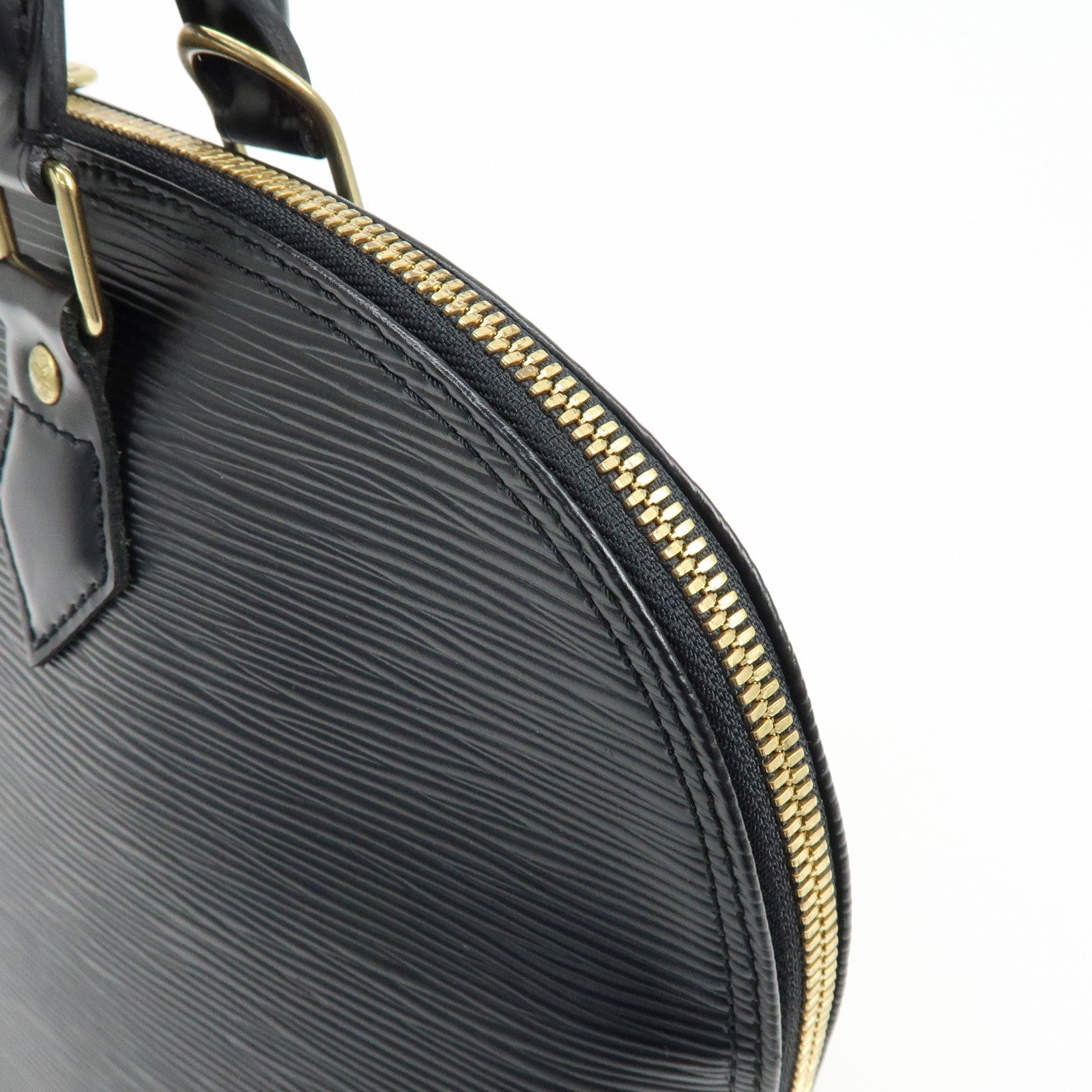 Louis Vuitton Epi Alma Hand Bag Noir Black M52142