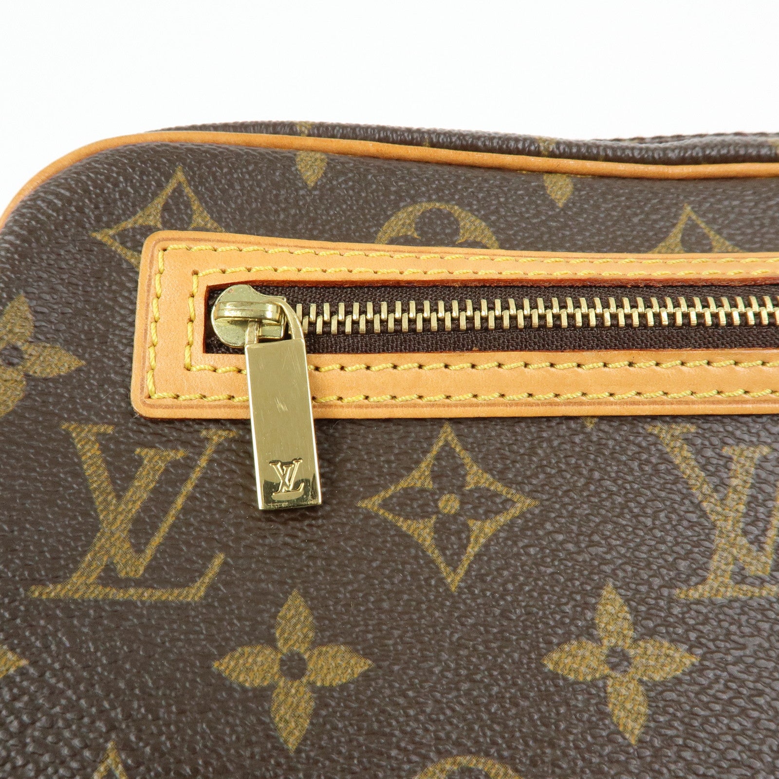 Louis Vuitton Monogram Pochette Cite Shoulder Bag Brown M51183