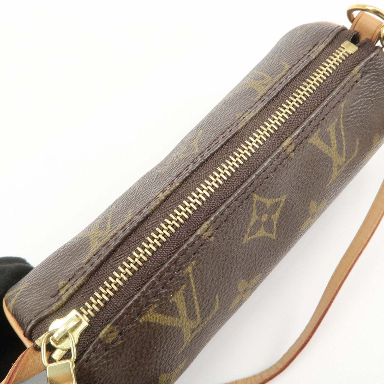 Louis Vuitton Monogram Mini Pouch for Papillon Bag New Style Brown