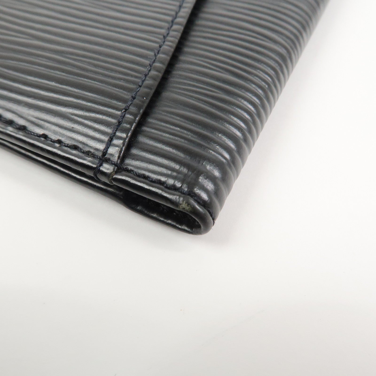 Louis Vuitton Epi Leather Organizer De Poche Card Case Noir N63582