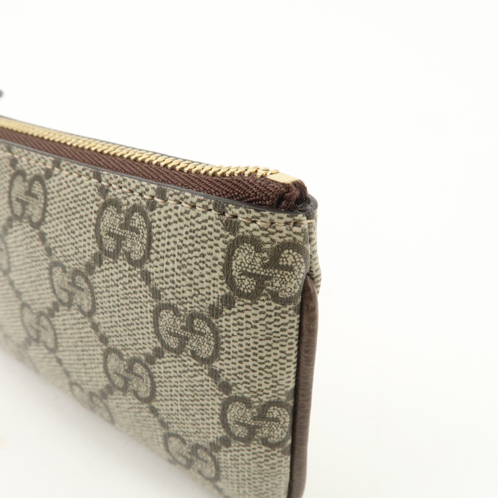 GUCCI GG Supreme Leather Coin Case Key Case 772321 Used