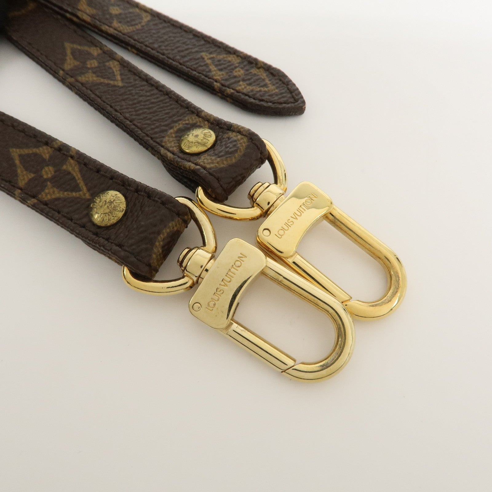 Louis Vuitton Monogram Adjustable Shoulder Strap Brown 120cm J52315