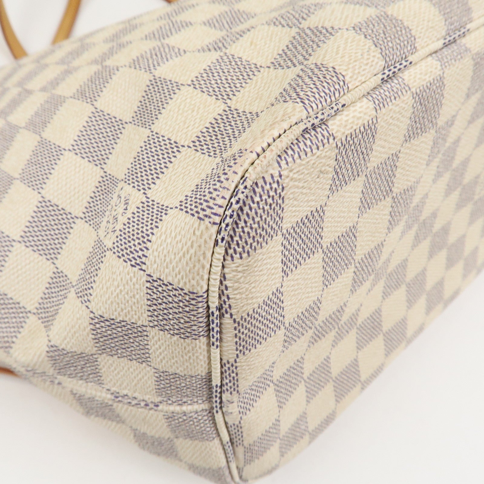 Louis Vuitton Damier Azur Neverfull MM Tote Bag Shoulder Bag N51107