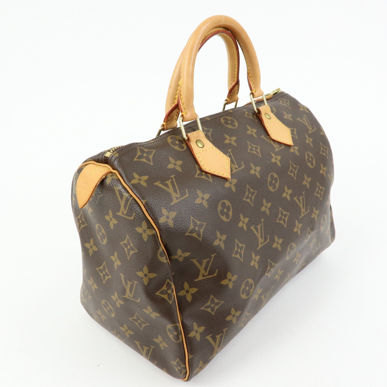 Louis Vuitton Monogram Speedy 30 Boston Bag Hand Bag Brown M41526