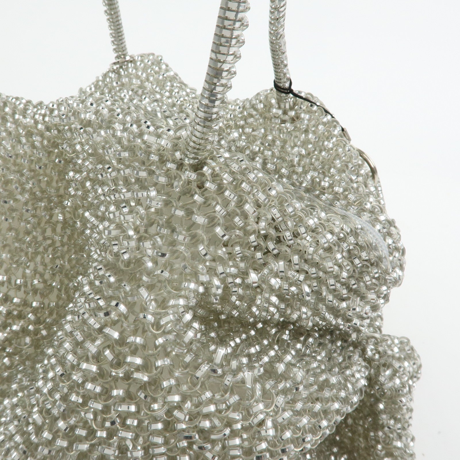 ANTEPRIMA PVC Wire Bag Hand Bag Shoulder Bag Mini Bag Charm Silver