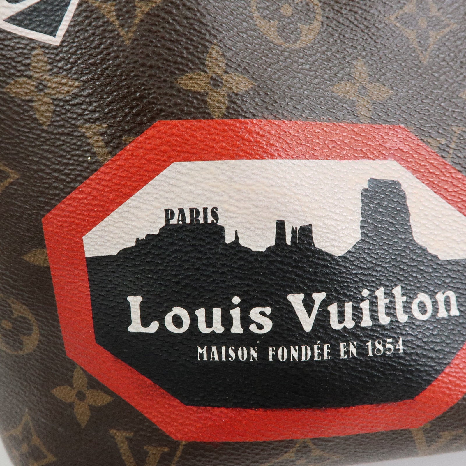 Louis Vuitton Monogram LV World Tour Neverfull MM Tote Bag M42844