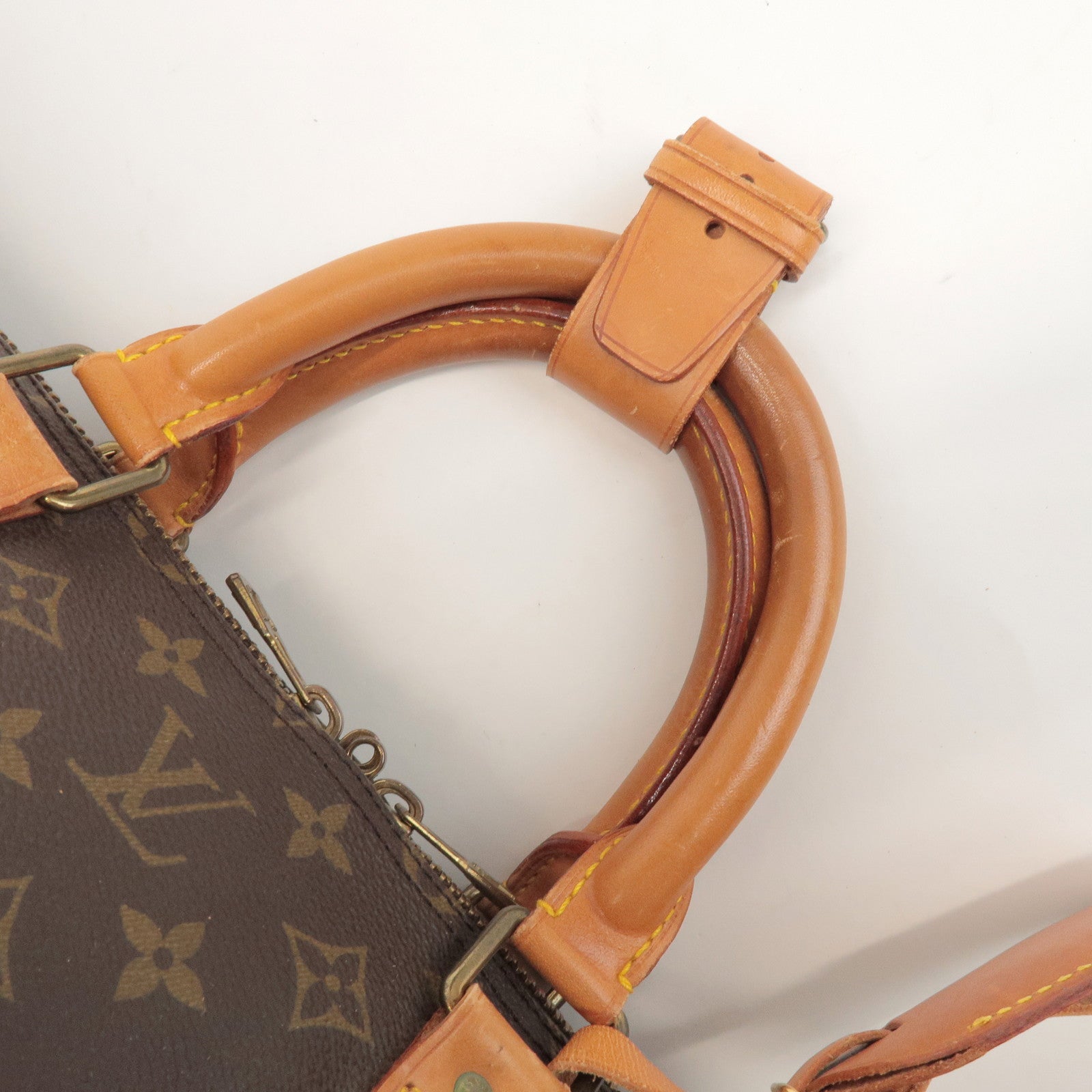 Louis Vuitton Monogram Keep All 55 Boston Bag Brown M41424