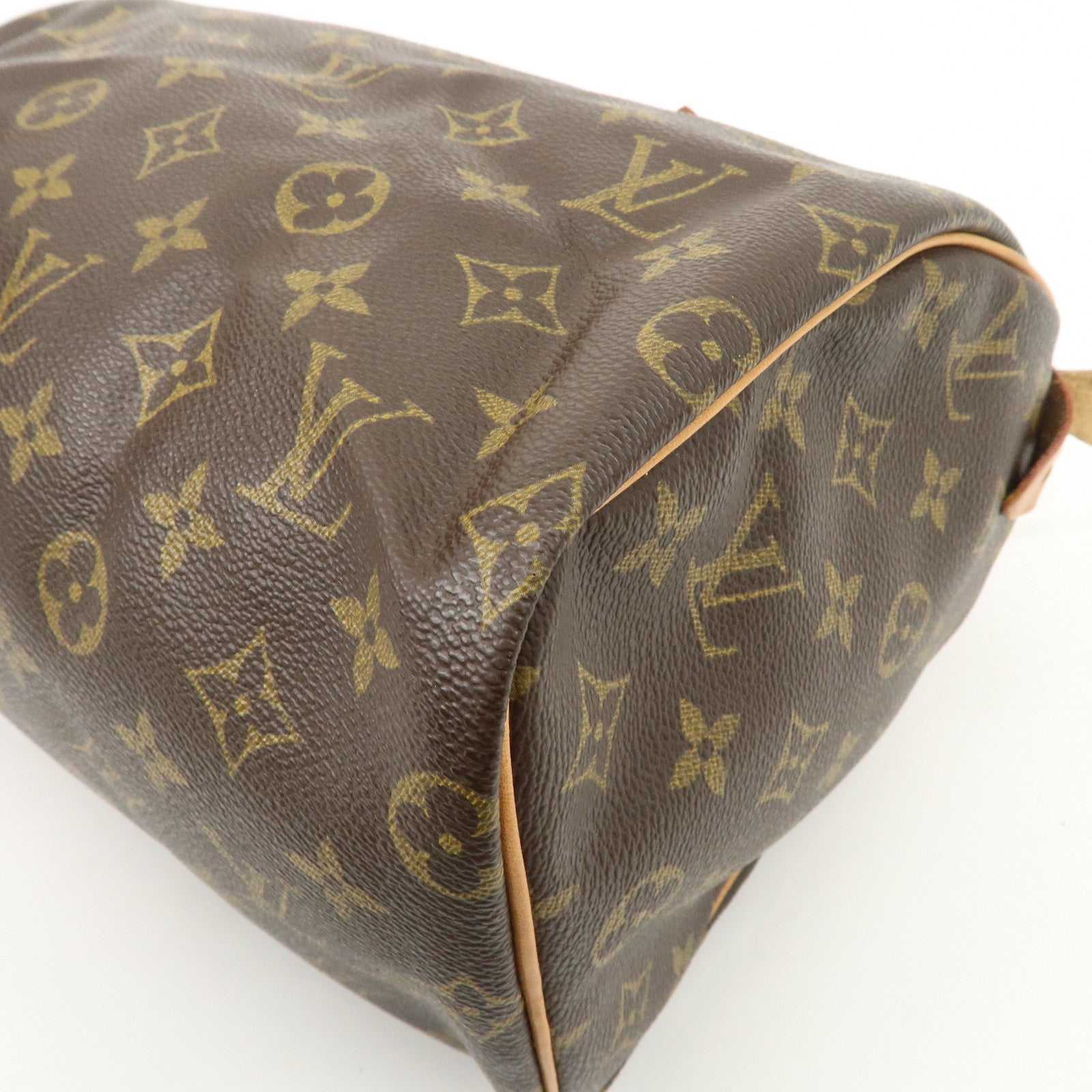 Louis Vuitton Monogram Speedy 25 Hand Bag Boston Bag M41528 Used