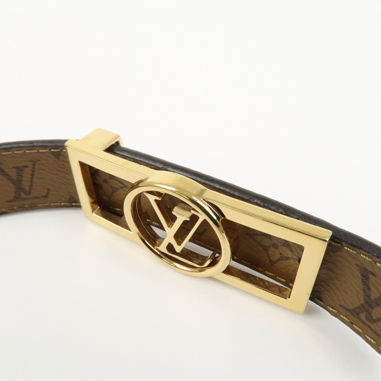 Louis Vuitton Monogram Reverse Agneau Milo Dauphine Ceinture M0203