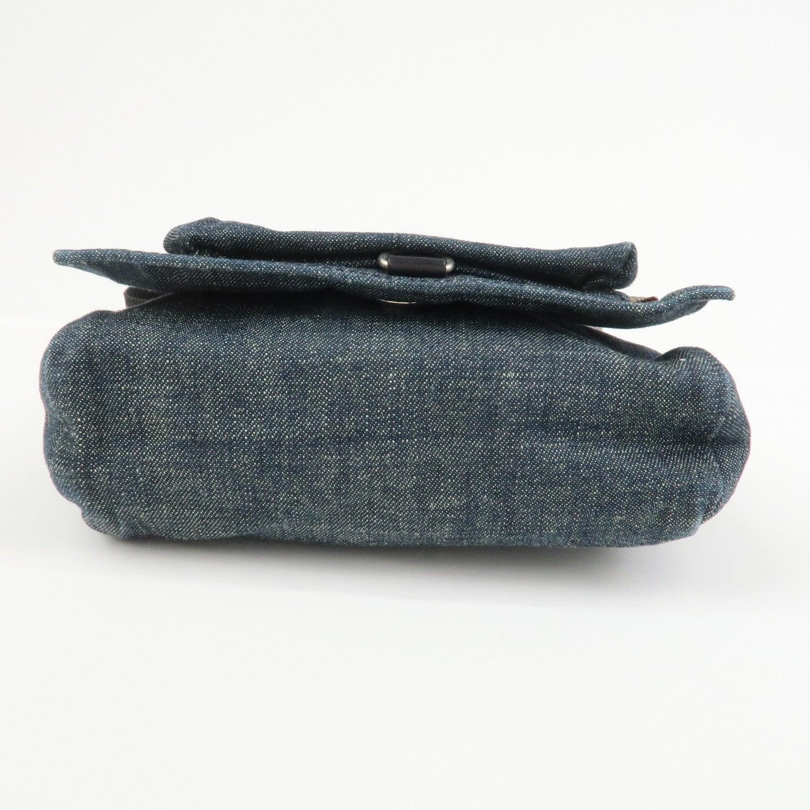 BURBERRY Blue Label Denim Shoulder Bag Crossbody Bag Navy