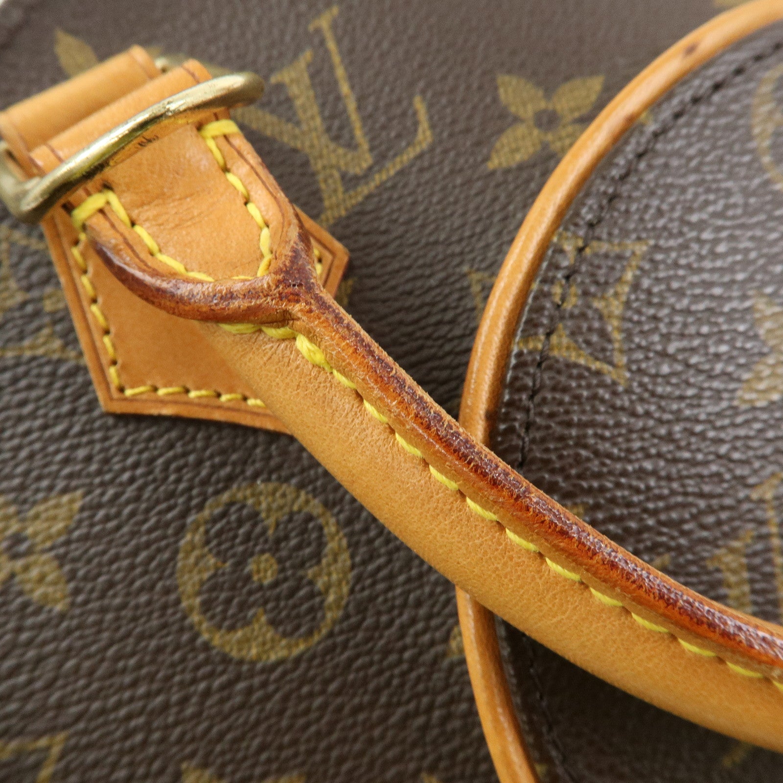 Louis Vuitton Monogram Ellipse PM Hand Bag Brown M51127